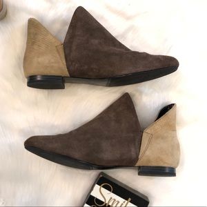 LOGO Louise ankle boots brown suede size 8 1/2